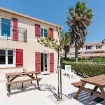 Pavillon 5 Pieces Avec Piscine, Terrasse Et Wifi - 8 Pers, Narbonne-plage - Fr-1-409-28 *