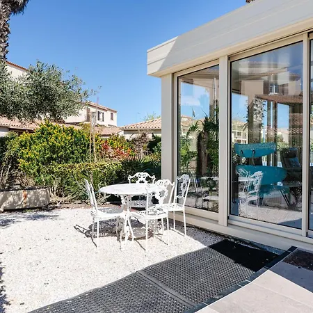 Pavillon 5 Pieces Avec Piscine, Terrasse Et Wifi - 8 Pers, Narbonne-plage - Fr-1-409-28 Villa *