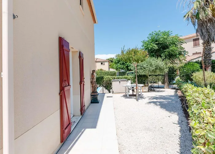 Villa Pavillon 5 Pieces Avec Piscine, Terrasse Et Wifi - 8 Pers, Narbonne-plage - Fr-1-409-28