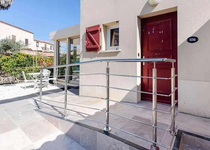 Villa Pavillon 5 Pieces Avec Piscine, Terrasse Et Wifi - 8 Pers, Narbonne-plage - Fr-1-409-28
